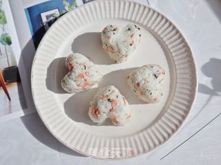 海苔火腿饭团(剩米饭花样吃法)的做法步骤:6