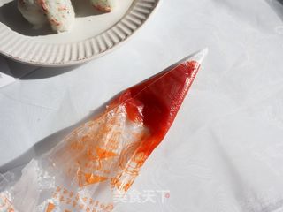 海苔火腿饭团(剩米饭花样吃法)的做法步骤:7