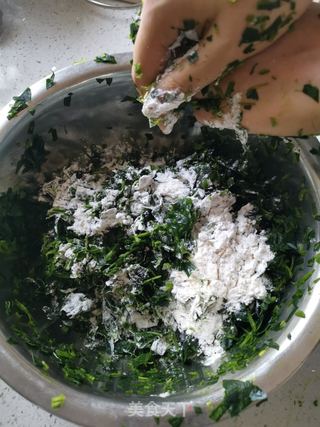 菠菜团子的做法步骤：7