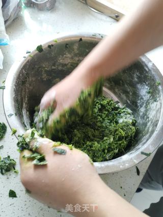 菠菜团子的做法步骤:9