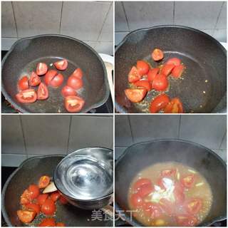 煎豆腐炖鸭血的做法步骤：5