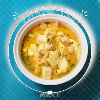 咸蛋黄虾仁豆腐的做法步骤：7