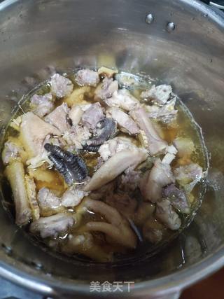 土豆胡萝卜炖老母鸡的做法步骤：6