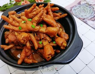 红烧鸡爪的做法步骤:8