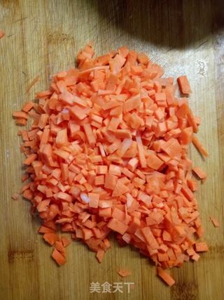 胡萝卜鸡肉丸的做法步骤:2