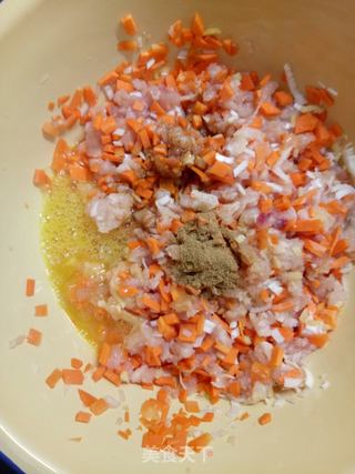 胡萝卜鸡肉丸的做法步骤:4