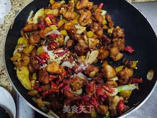 重庆辣子鸡的做法步骤:6
