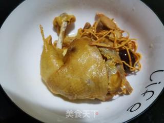 虫草花炖土鸡的做法步骤:5