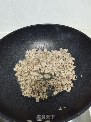 酸豆角炒肉末的做法步骤:5