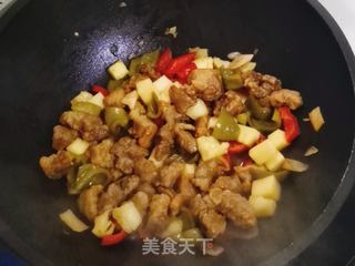 菠萝咕咾肉的做法步骤:10