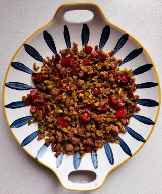 酸豆角炒肉末的做法步骤:10