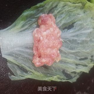 大白菜肉卷的做法步骤:7