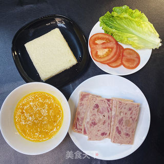 三明治的做法步骤:2