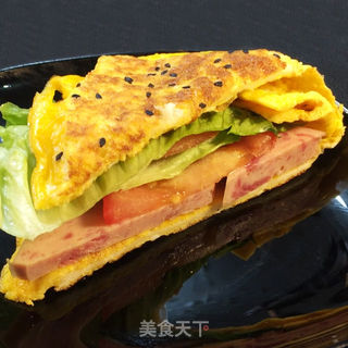 三明治的做法步骤:7