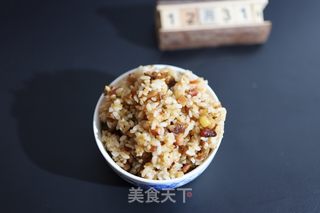 香肠葱香酸菜炒饭的做法步骤：6