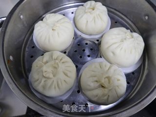 比肉还好吃的白萝卜粉条素包子(内附调馅方法)的做法步骤:14