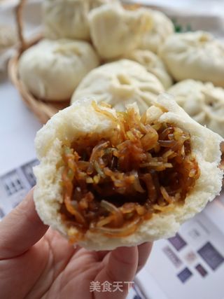比肉还好吃的白萝卜粉条素包子(内附调馅方法)的做法步骤:15