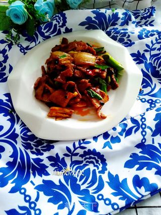 腐竹回锅肉的做法步骤:14