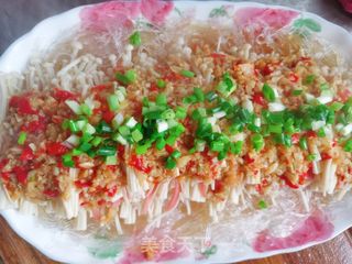 蒜蓉粉丝金针菇的做法步骤:14