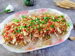 蒜蓉粉丝金针菇的做法步骤:16