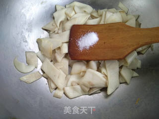 麻辣杏鲍菇的做法步骤:3