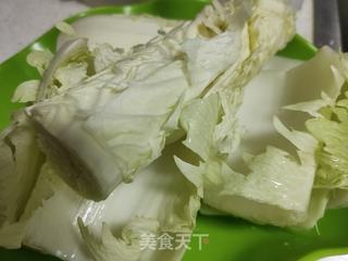 白菜素水饺的做法步骤:2
