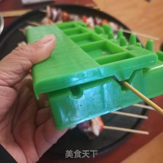 平底锅烤羊肉串的做法步骤:9
