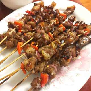 平底锅烤羊肉串的做法步骤:14