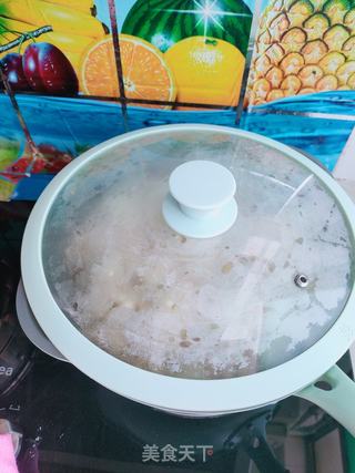 白菜烧豆皮的做法步骤:11