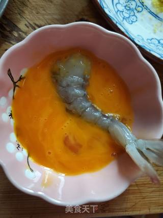 炸虾的做法步骤:4