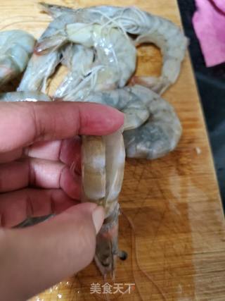 泰式柠檬虾的做法步骤:3