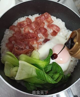 小锅(煲仔饭)的做法步骤:8