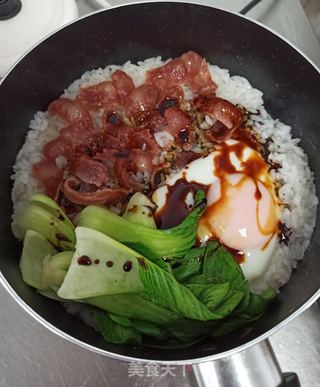 小锅(煲仔饭)的做法步骤:9