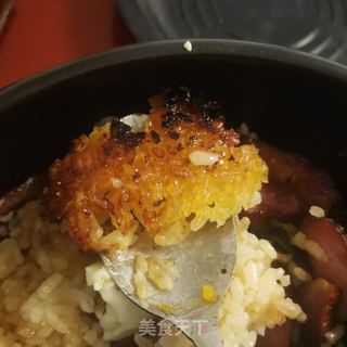 腊肉腊肠双拼煲仔饭的做法步骤:13