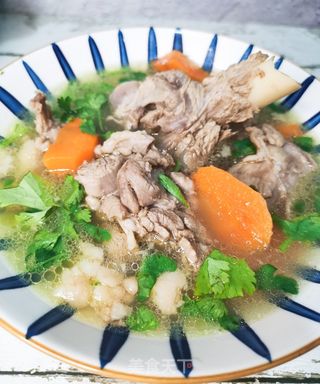 羊肉滋补汤的做法步骤:7