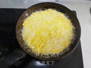 黄金玉米烙❗️香甜玉米烙❤️饭店大菜在家轻松搞定的做法步骤:5