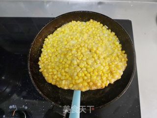 黄金玉米烙❗️香甜玉米烙❤️饭店大菜在家轻松搞定的做法步骤:6