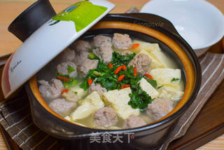 砂锅豆腐丸子的做法步骤:9