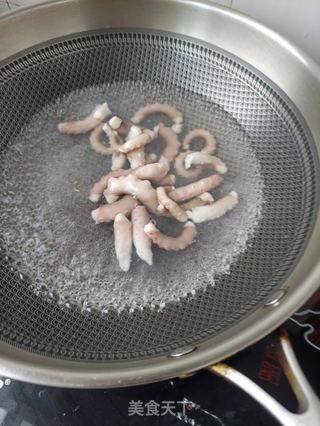泡椒炒长腿蛸的做法步骤:4