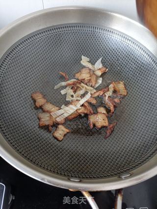 腊肉炒芸豆丝的做法步骤:10