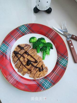 香酥牛排的做法步骤:10