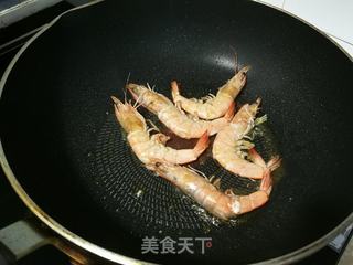 三鲜南瓜麦虾的做法步骤:6