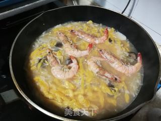 三鲜南瓜麦虾的做法步骤:10