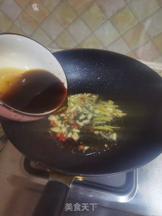 清炒芥兰的做法步骤:8