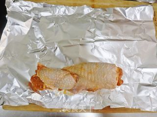 好吃到没朋友的奥尔良鸡腿卷❤️不用烤箱不油炸!鸡腿吃出新花样的做法步骤:5