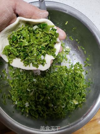 发面柳叶饼的做法步骤：9