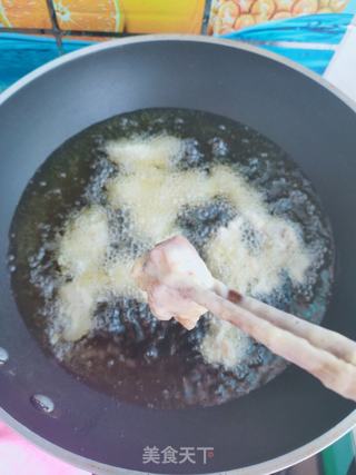 鸡腿小酥肉的做法步骤:7