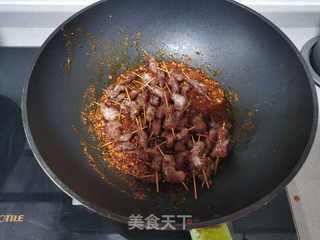 麻辣鲜香的牙签肉的做法步骤:8