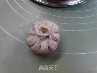 香辣豆豉蘑菇牛肉黑全麦包子的做法步骤:14