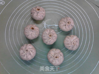 香辣豆豉蘑菇牛肉黑全麦包子的做法步骤:15